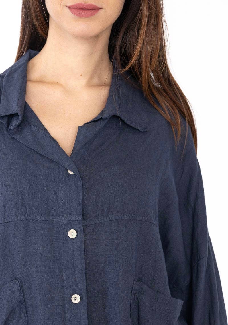 LINEN & COTTON HOUSE – wholesale Tröja med knappar – Dam – VISKOS LINNESKJORTA 45912 VÅRSOMMARKLÄDER13