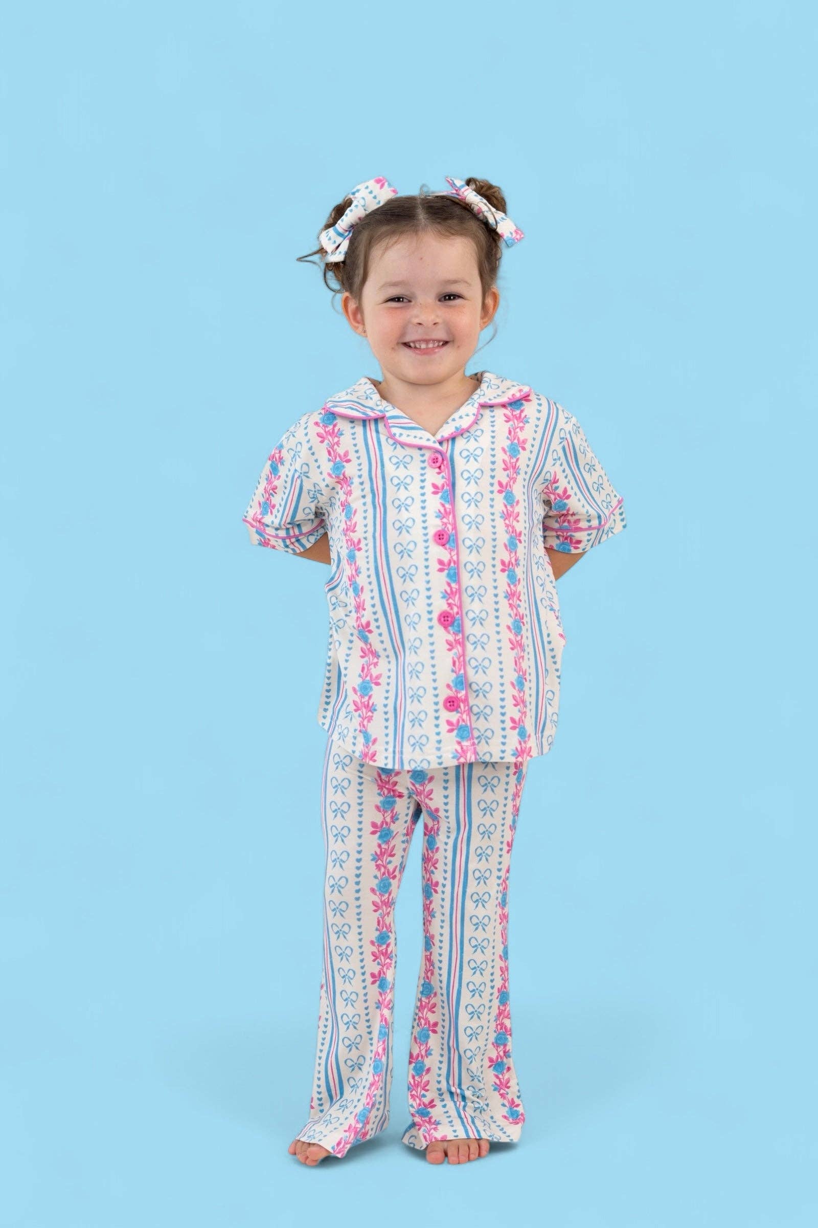 Dream Big Little Co. - Wholesale Sleepwear Set - Kids - PETITE POSIE DREAM GIRL'S FLARE SET5