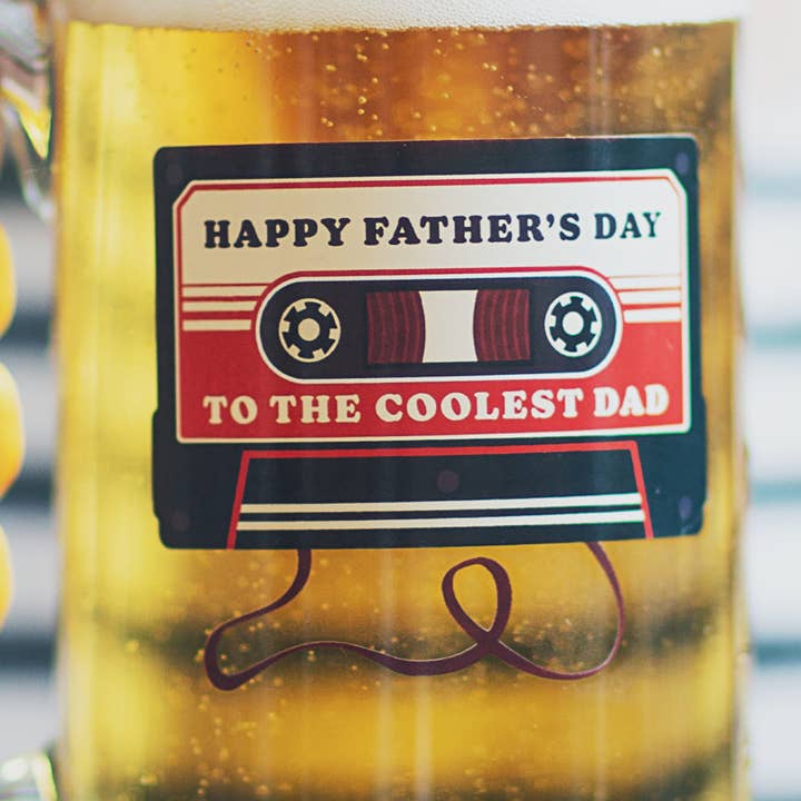 Personalised Retro Music Tankard for wholesale by Becky Broome