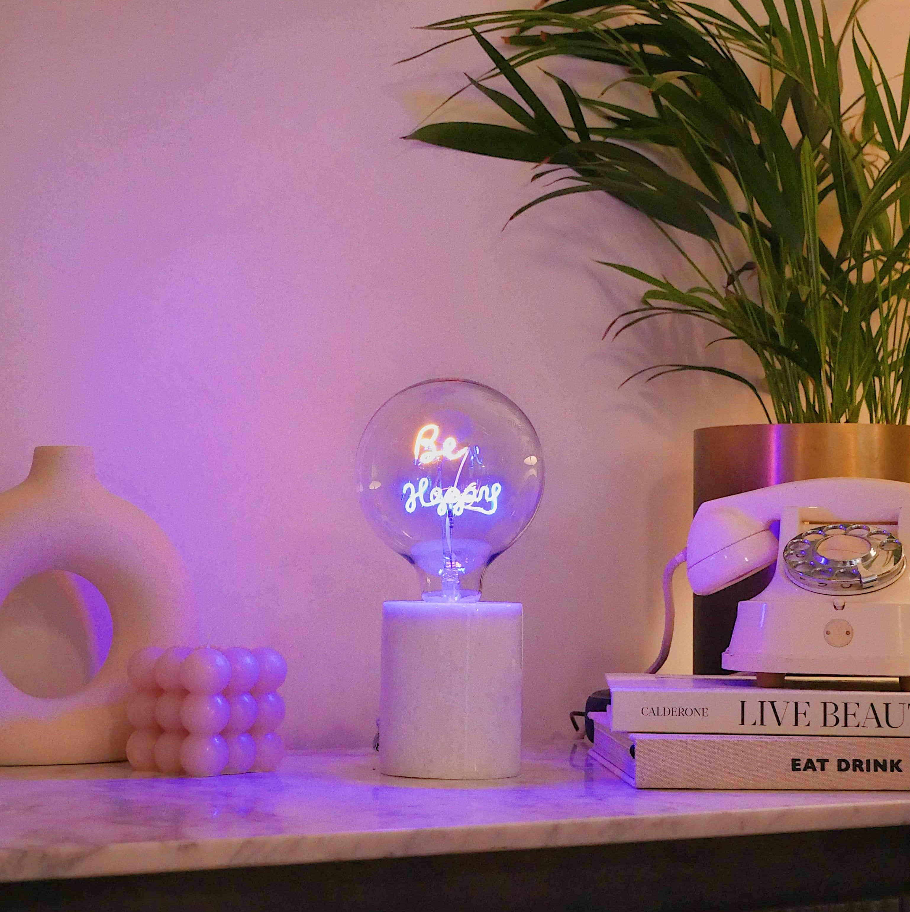 Steepletone UK Ltd – wholesale Accent/desk lamp – LED Text Light Bulb - USA Voltage Edition -120V1