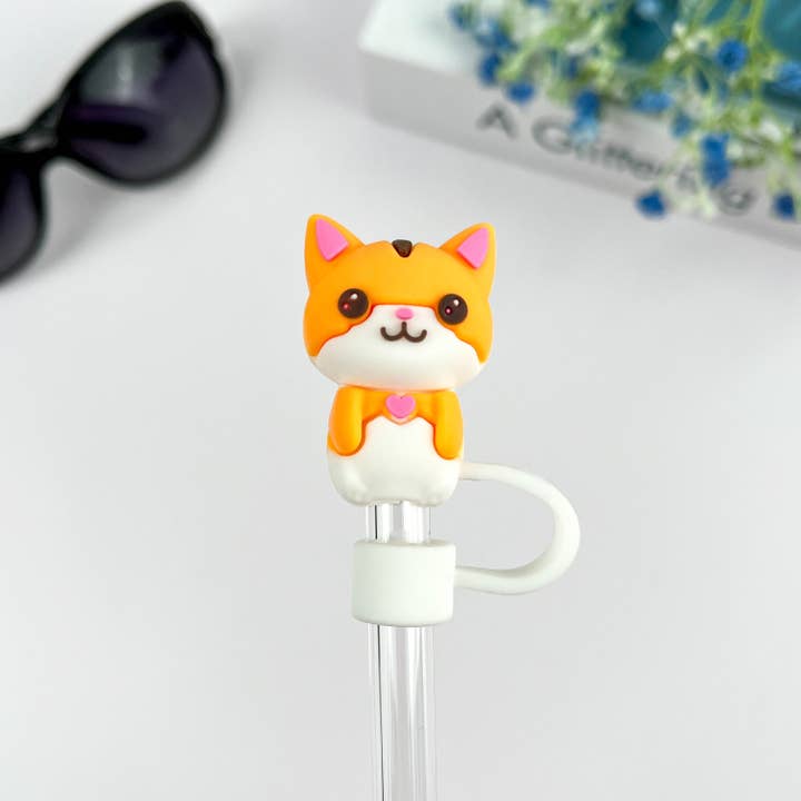 Schattige Kat Rietjesdoppen, Stanley Cup Accessoires Rietjesdeksel voor wholesale door SoapElenGlen