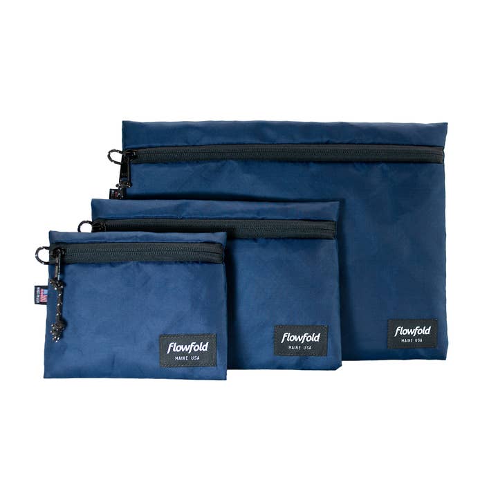 Flowfold - Vente Pochette – unisexe - Voyager Lot de 3 pochettes imperméables à fermeture éclair7