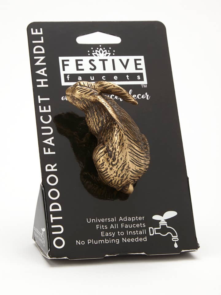 Festive Faucets Rabbit Decorative Outdoor Faucet Handle for wholesale by Festive Faucets