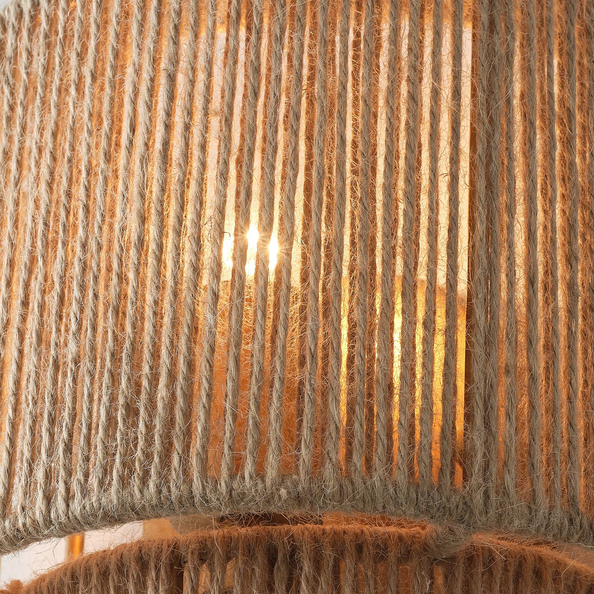 Brio Lighting - Wholesale Sconce - Lusteria 9" Boho Hand Woven Rope 1-Light Wall Sconce Light11