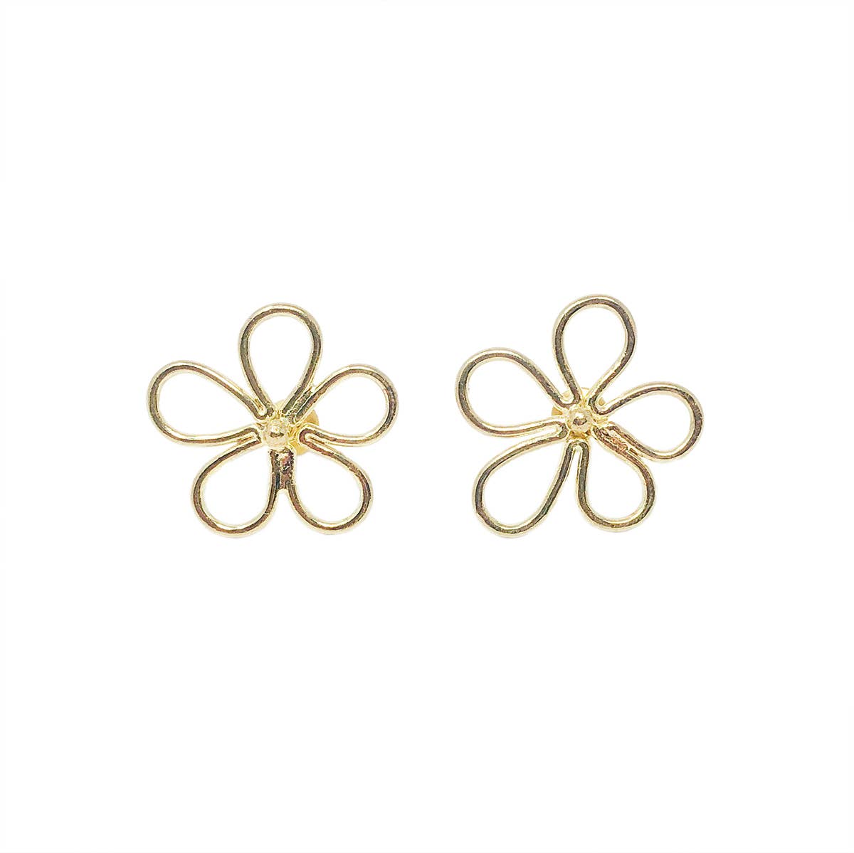 WorldFinds - Wholesale Stud/Post Earrings - Perennial Posts - Gold3