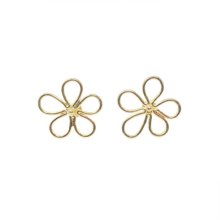 WorldFinds - Wholesale Stud/Post Earrings - Perennial Posts - Gold3