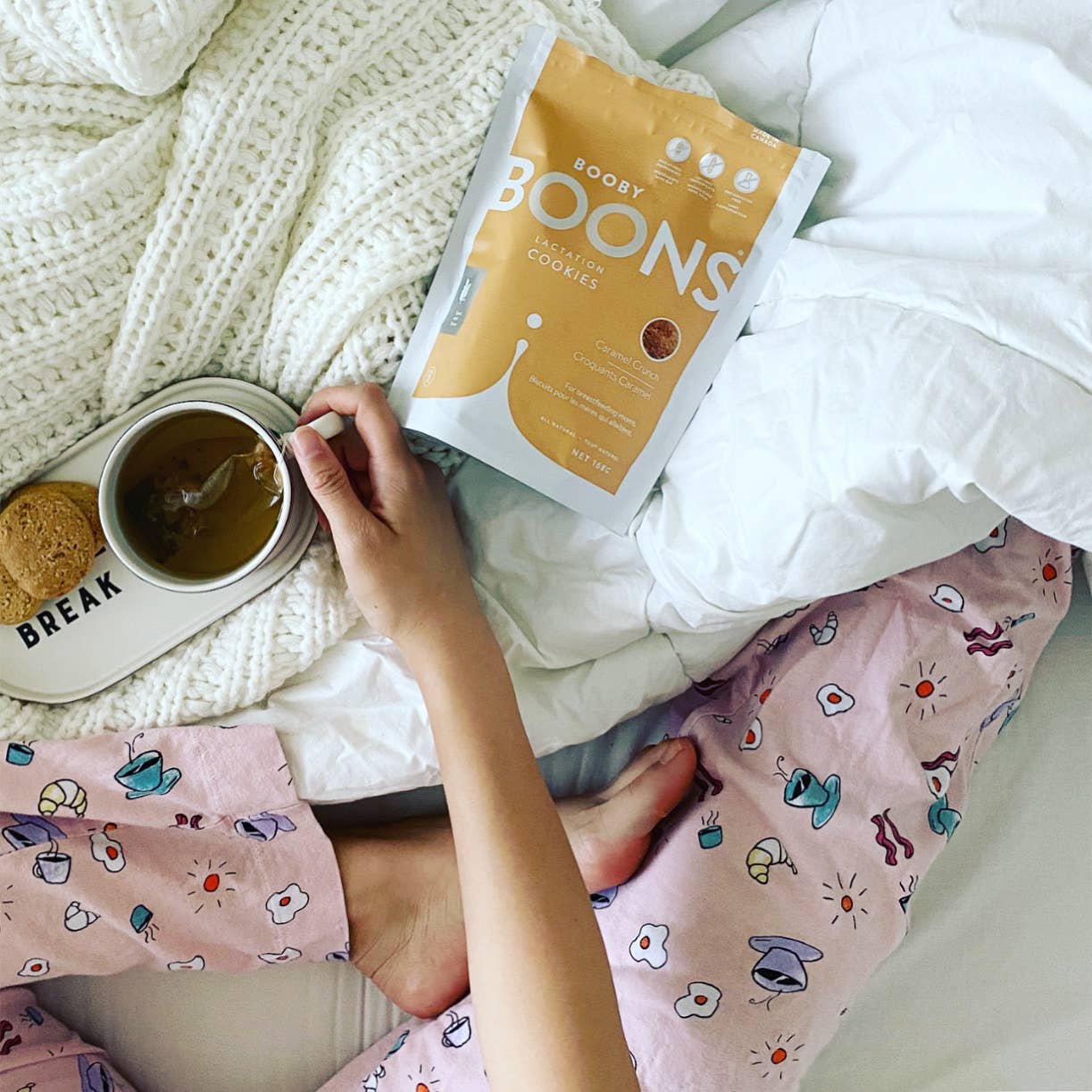 Stork and Dove - Wholesale Cookie - Booby Boons Lactation Cookies: Caramel Crunch1