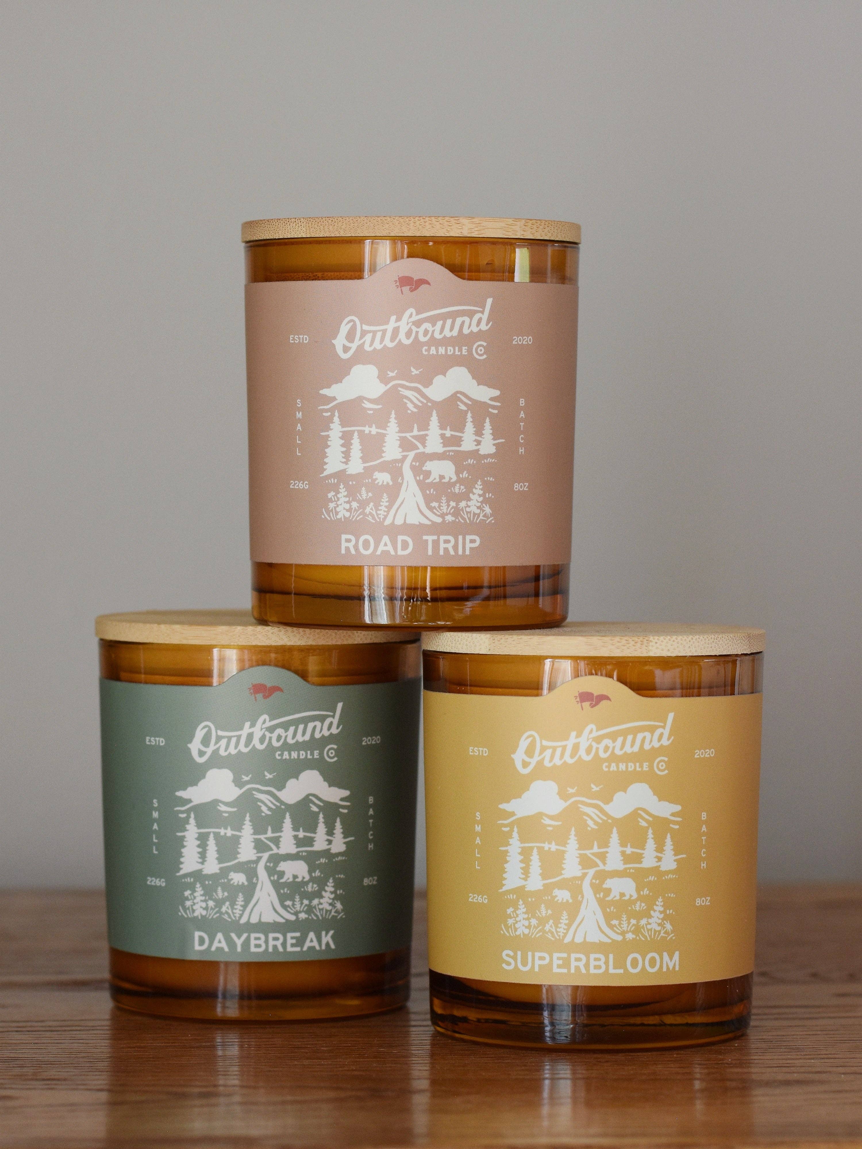 Outbound Candle Co. - Wholesale Jar/Filled Candle - SUPERBLOOM | 8oz Candle1