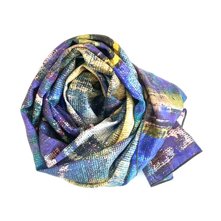 Écharpe Cerulean Lime pour la vente par Delisch Jewelry & Accessories