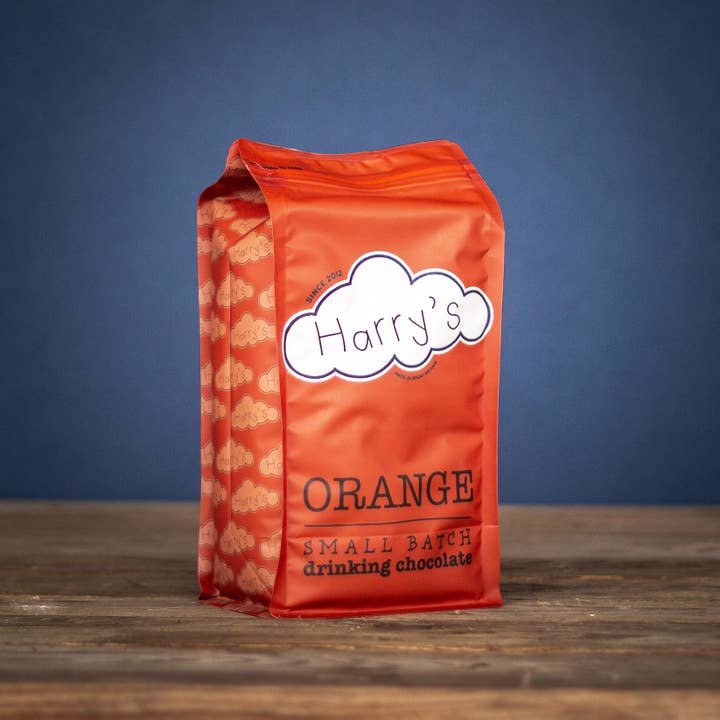Harry's Hot Chocolate – wholesale Hot cocoa mix/kit – Outrageously Orangey Hot Chocolate