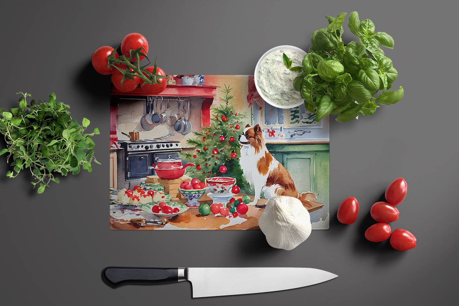 Caroline's Treasures Japanese Chin Impress Mouse Pad/Hot Pad/Trivet (MH1050