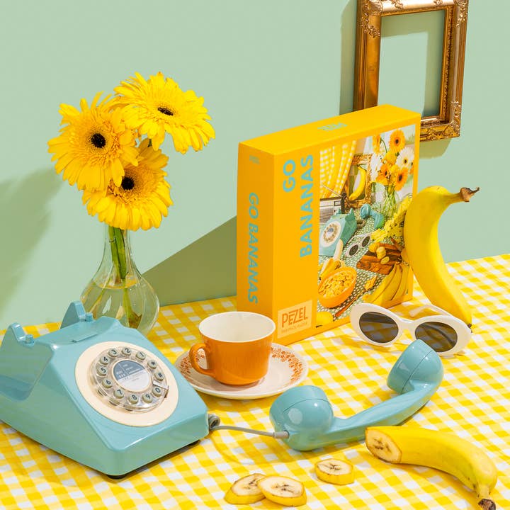 Pezel Puzzles - Wholesale Puzzle - Adult - ๐ Go Bananas ๐ | 1000 Piece Jigsaw Puzzle w/ Canvas Bag3