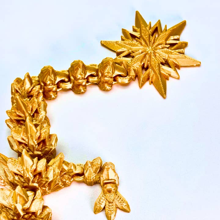 Dragon Fidgets - Wholesale Fidgetspeelgoed - Kinderen - 9" Rendier Sneeuwvlok Winter Draak Fidget Speelgoed11