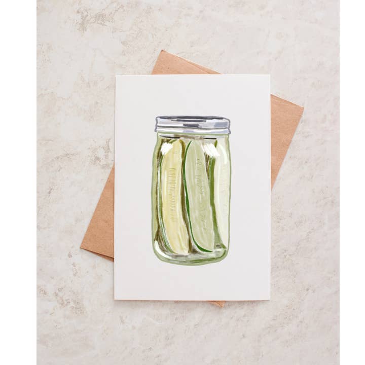 Pickle Jar for wholesale by Tiny Ink Boston