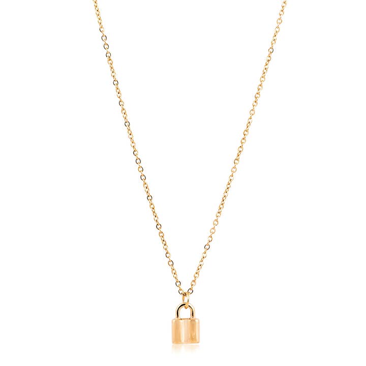 Sahira Jewelry Design - Wholesale Pendant/Charm Necklace - Mini Lock Necklace