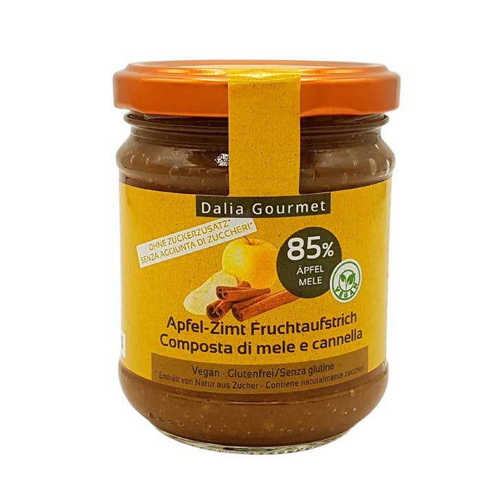 Apple-Cinnamon Fruit Spread - No Added Sugars220 G for wholesale by Unterhofer & Partner Sas