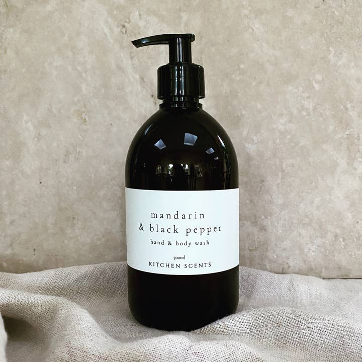 Mandarin & Svartpeppar Hand & Body Wash för wholesale av Kitchen Scents