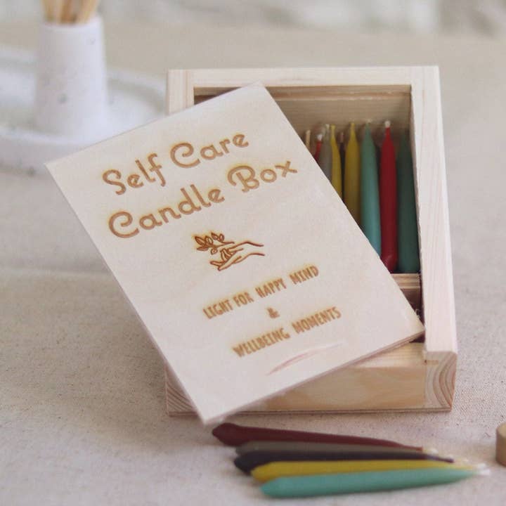 20 minute candle | Yoga candle | Daily Wellbeing Moments for wholesale by Five Bees Yard