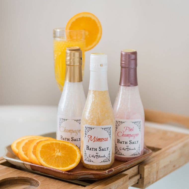 Oily Blends - Wholesale Bath Salts - 10 oz Unlabeled / Private Label Wine Scented Bath Salts4