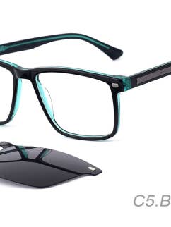 Optical Polarized Acetate Clip-on Frame Man G5905 C5 for wholesale by C.Rodríguez Eyewear