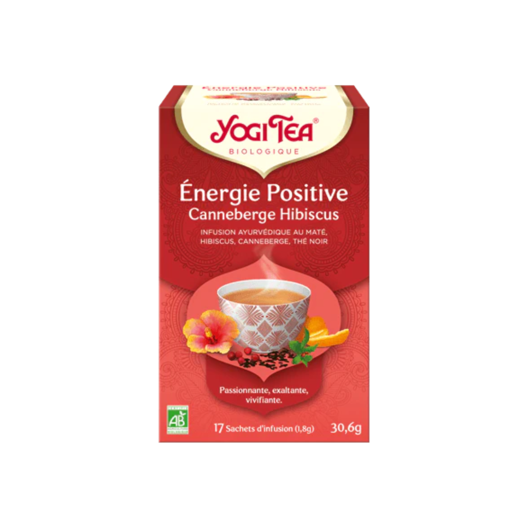 Ecohesens - Wholesale Health/Detox Tea - Positive energy cranberry hibiscus BIO - Yogi Tea0