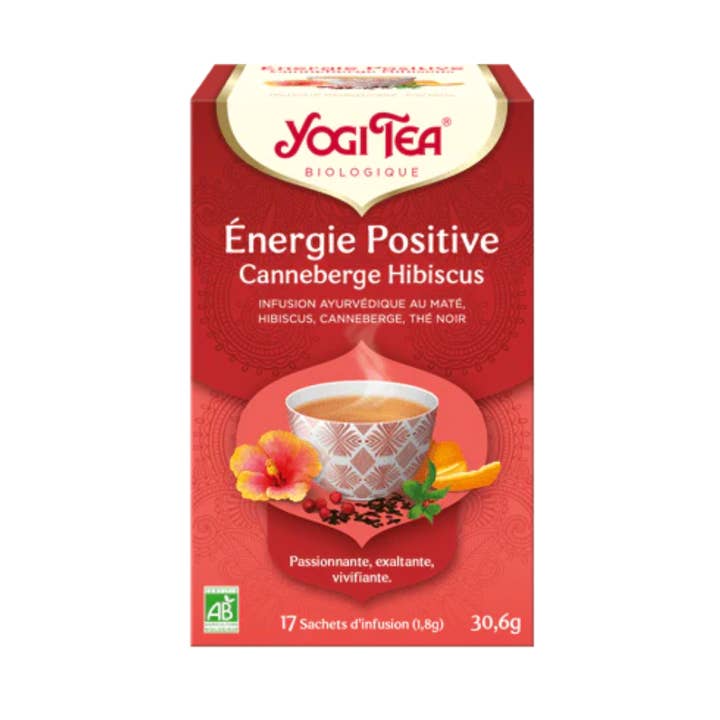 Positive energy cranberry hibiscus BIO - Yogi Tea for wholesale by Ecohesens