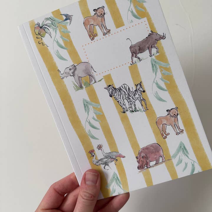 Edinburgh Letters – wholesale Notebook – 'Safari' A5 Notebook