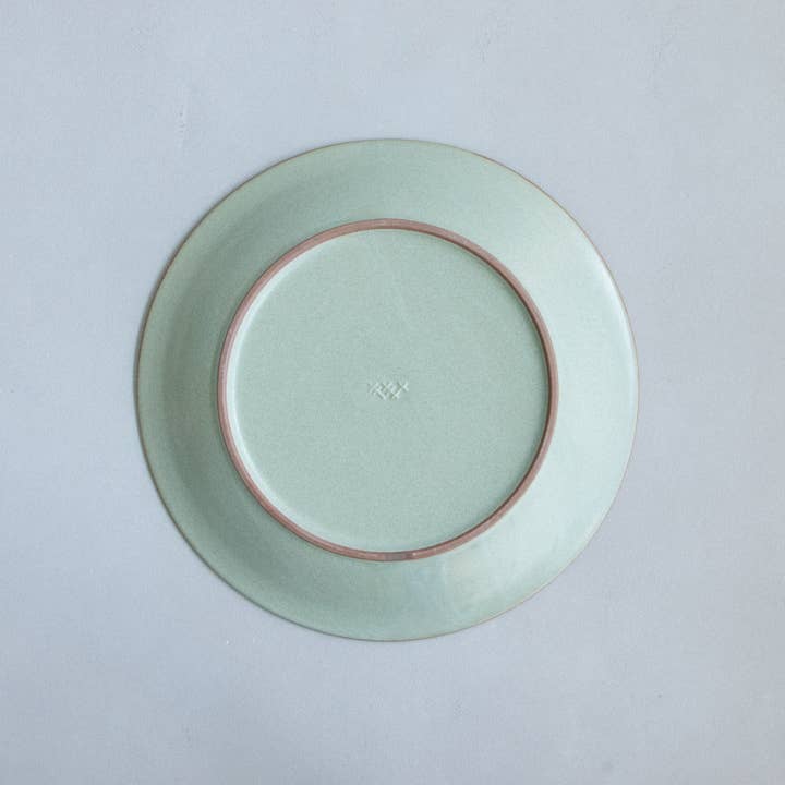 KIKIME - Wholesale Dinner Plate - amime Plate 10" | Dinner Plate with metal net 9.8" | Pottery6