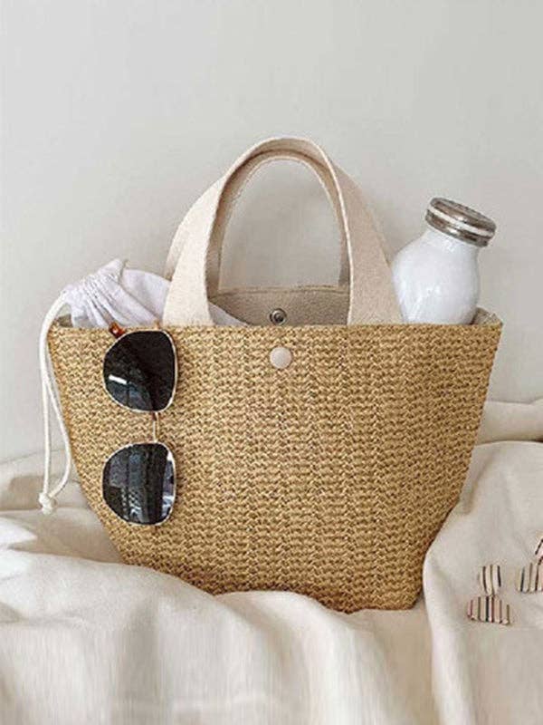 Sheer Trend - Wholesale Beach Bag - Split-Joint Woven Bags Bags Accessories Handbags10