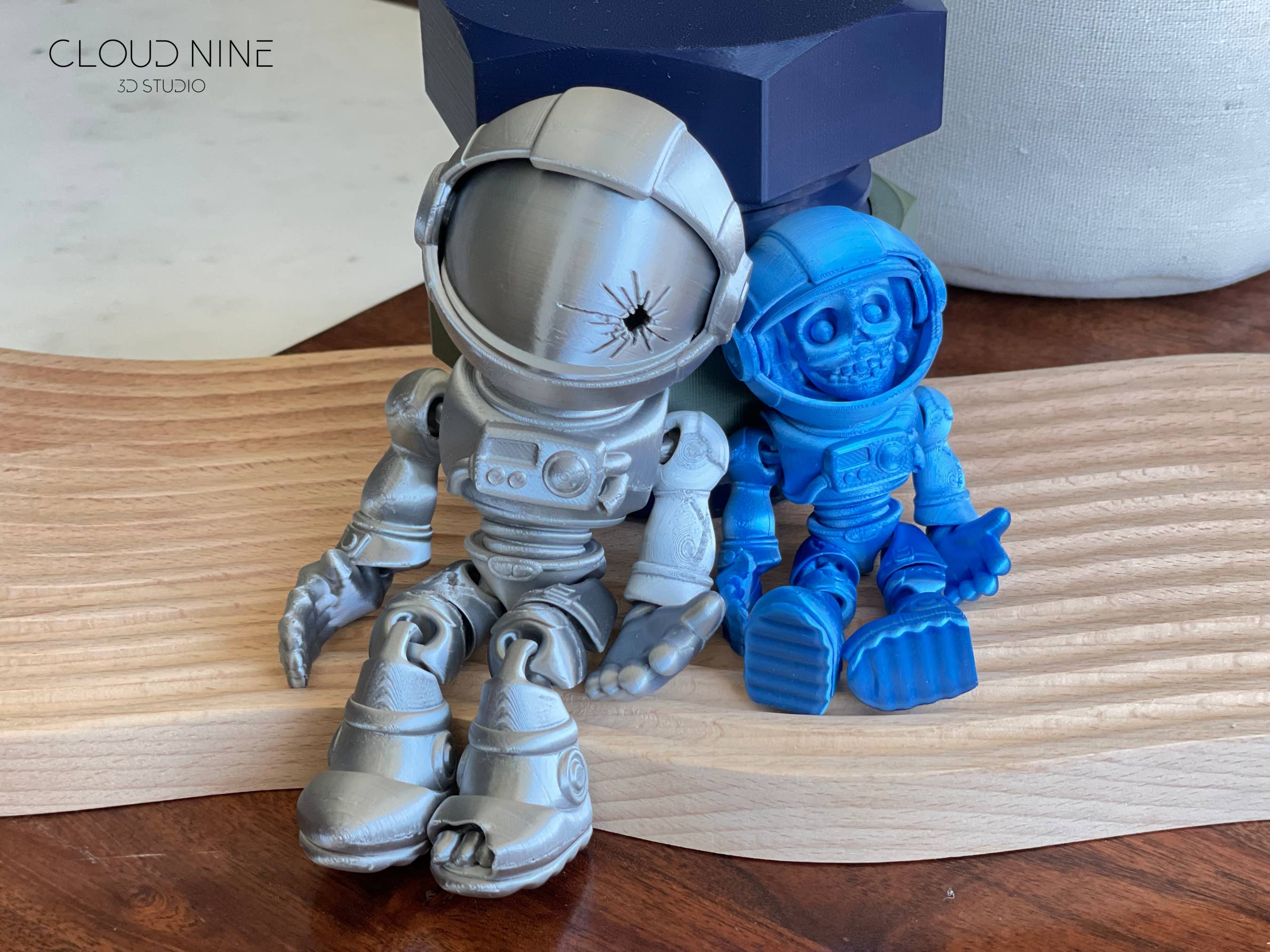 Cloud Nine 3d Studio - Wholesale Fidget Toy - Kids - Articulated Skeleton Astronaut Fidget Toy1