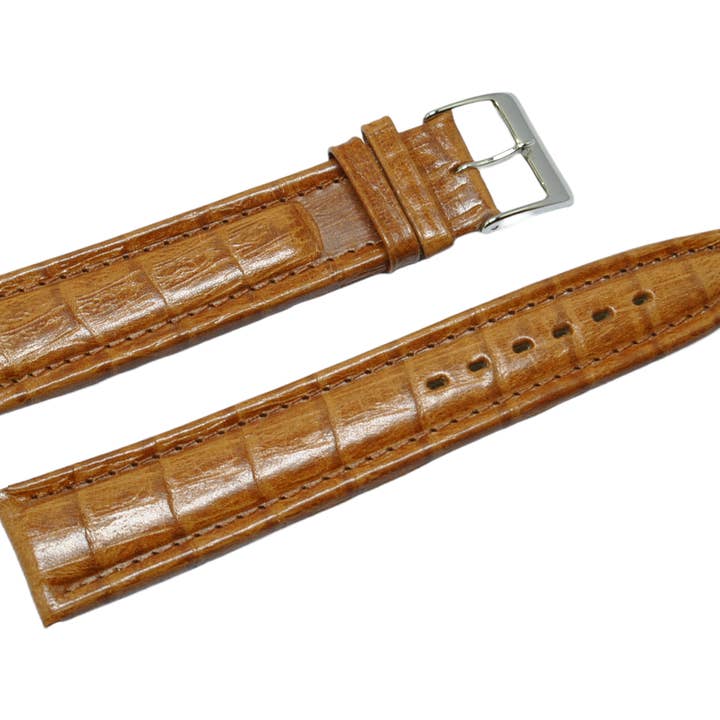 20mm marron bracelet montre cuir g alligator aviateur pour la vente par BRACELETS MONTRE ACH