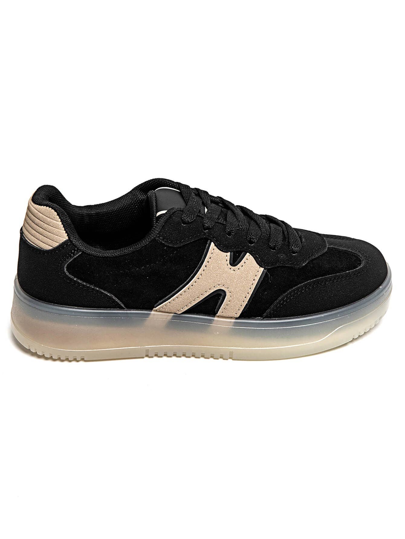 No Doubt Shoes – Engroshandel Lifestyle sneaker - Dame – KLASSISKE GADESKO I KONTRASTFARVER MED SNØREBÅND I IMITERET RUSKIND8