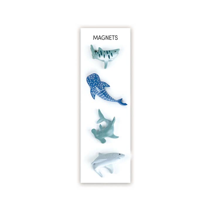 Three by Three Seattle - Wholesale Magnet - colorful SHARK magnets s/42