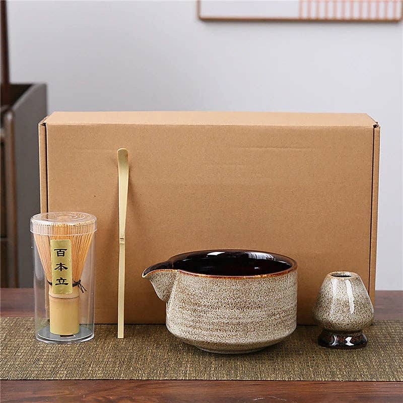 BlakOutlet - Wholesale Tea Set - 4/6/7PCS Japanese Matcha Blender Set38