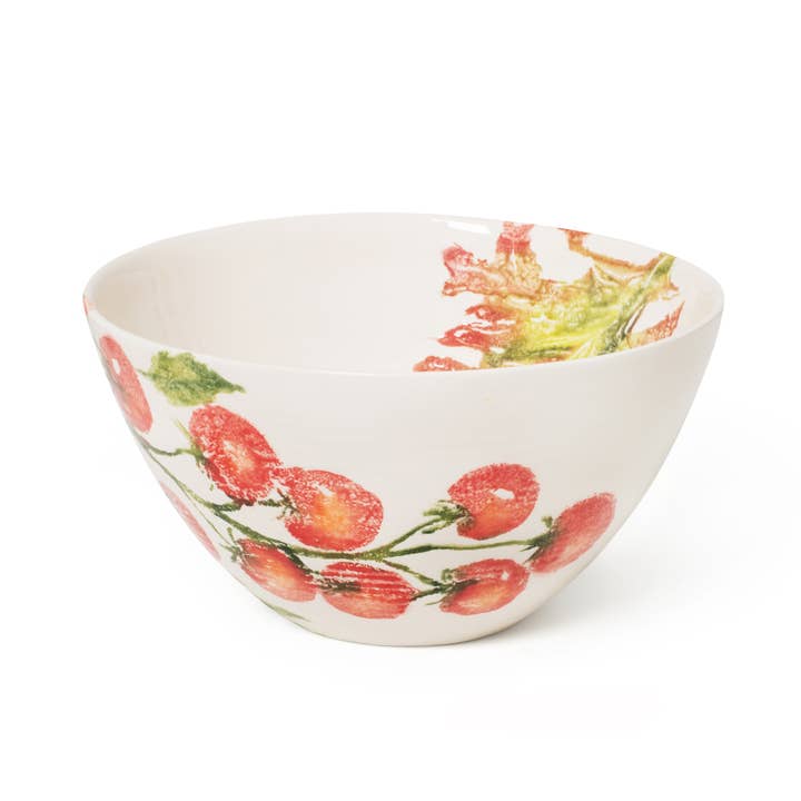 BlissHome - Wholesale Serve Bowl - SALAD BOWL VINE TOMATOES / LOLLO ROSSO1