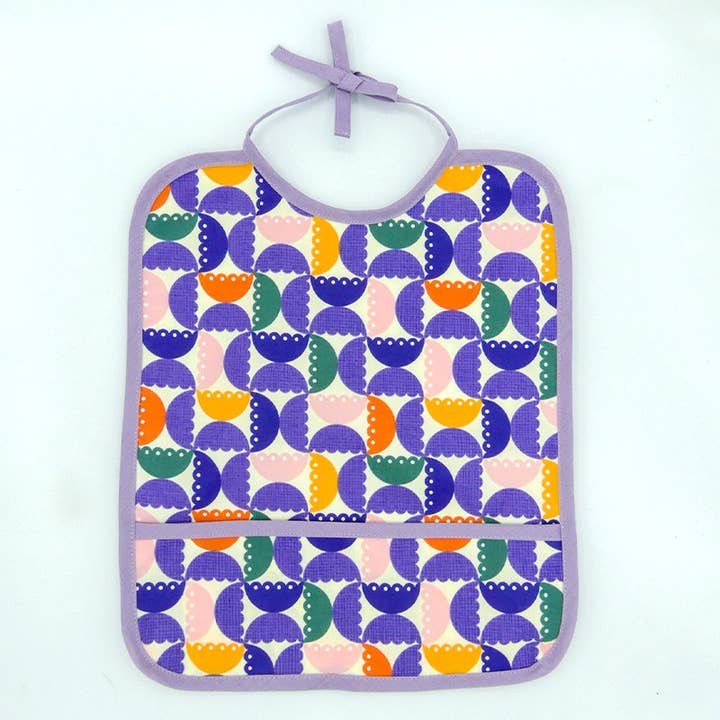 Babero Crafter con estampado «Retro» para venta al por mayor de Mimi and Cookie