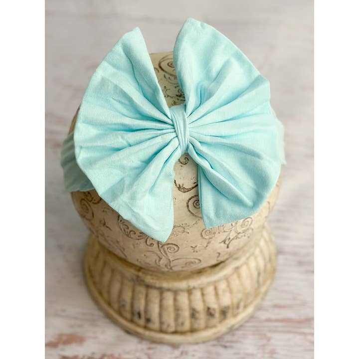 The Hair Bow Company - Wholesale Fashion Headband - Baby - Solid Fabric Bow Headband