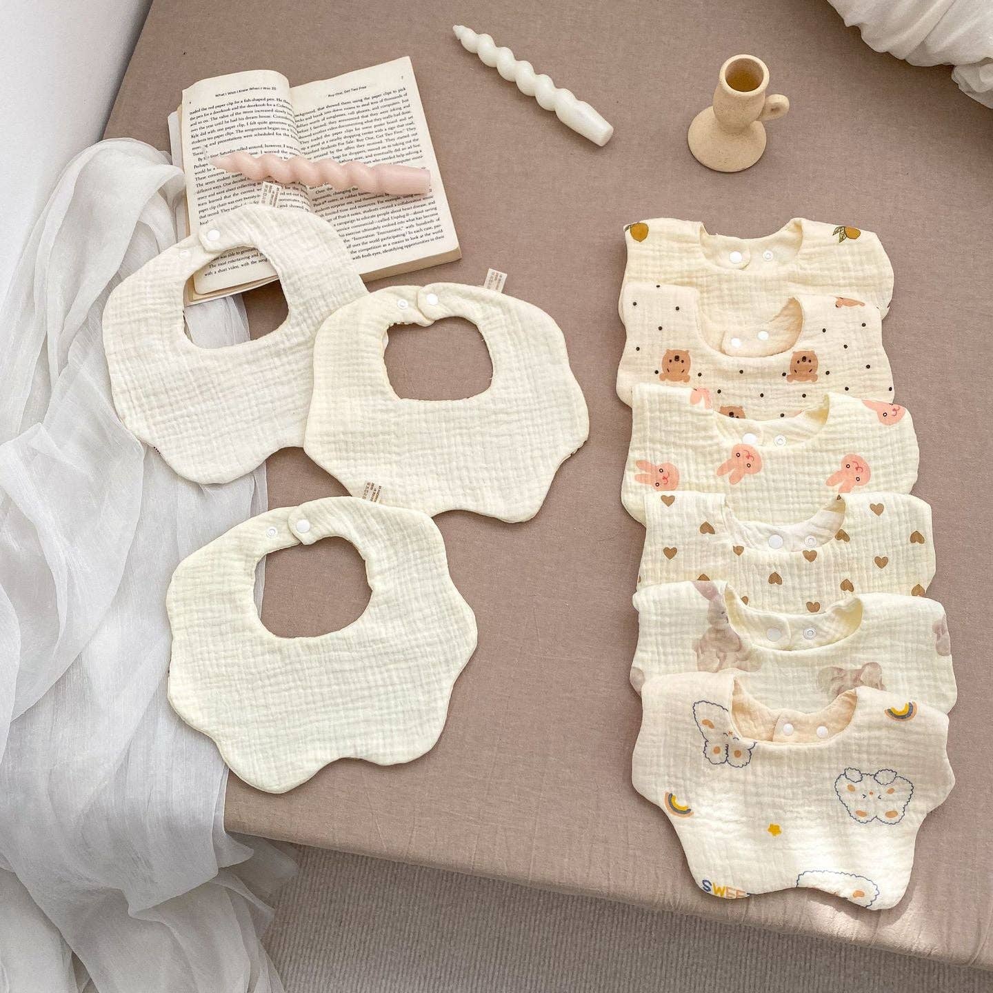 KiddieKickz – wholesale Bib – Baby – Baby Girls Boys Cartoon Print Baby Bibs Wholesale3