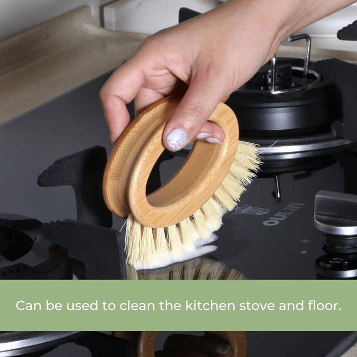 Us and The Earth - Wholesale Cleaning Brush - Natural Fibre Multipurpose Brush - clean sustainably!