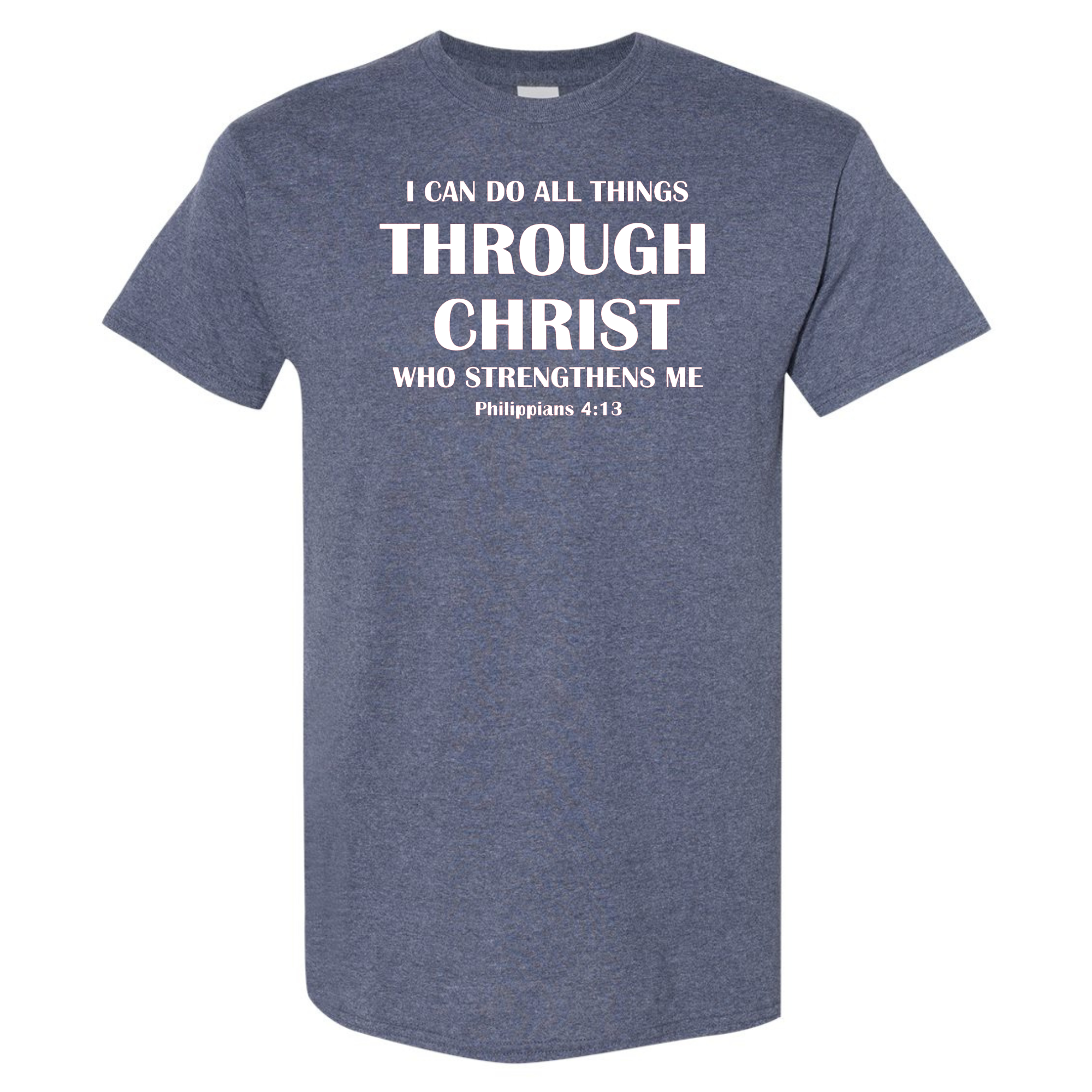 Love Ann Joy Apparel, LLC - Wholesale Screen Printed T-Shirt - Men's - I Can Do All Things Through Christ Christian T-Shirt9
