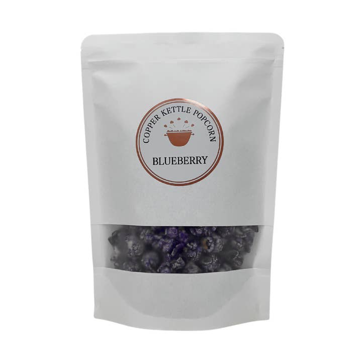 Saco de pipoca de mirtilo - 4 porções por atacado de Copper Kettle Popcorn