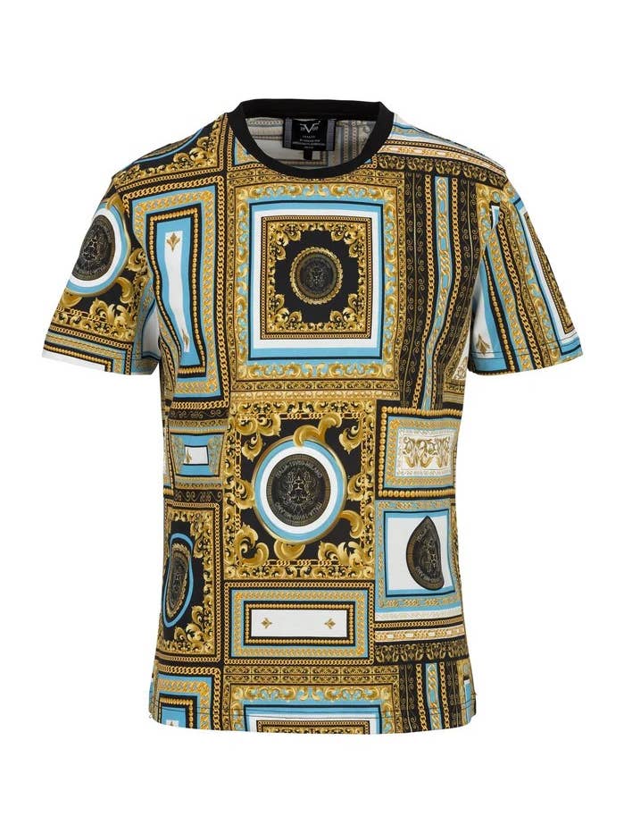 T-shirt col rond baroque RAFAEL - AOP pour la vente par Versace 19.69 Abbigliamento Sportivo SRL