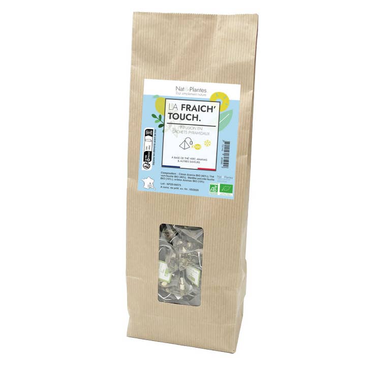 Sacos de pirâmide biológica La Fraich Touch x 100 a granel por atacado de Nat&Plantes