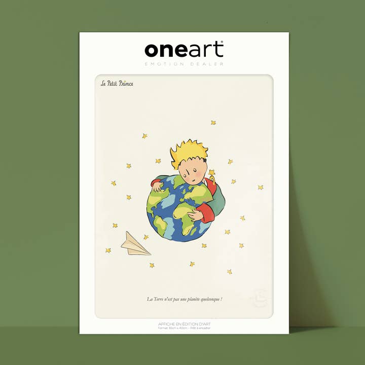 Póster El Principito El planeta Tierra - LPP0020 para venta al por mayor de Oneart