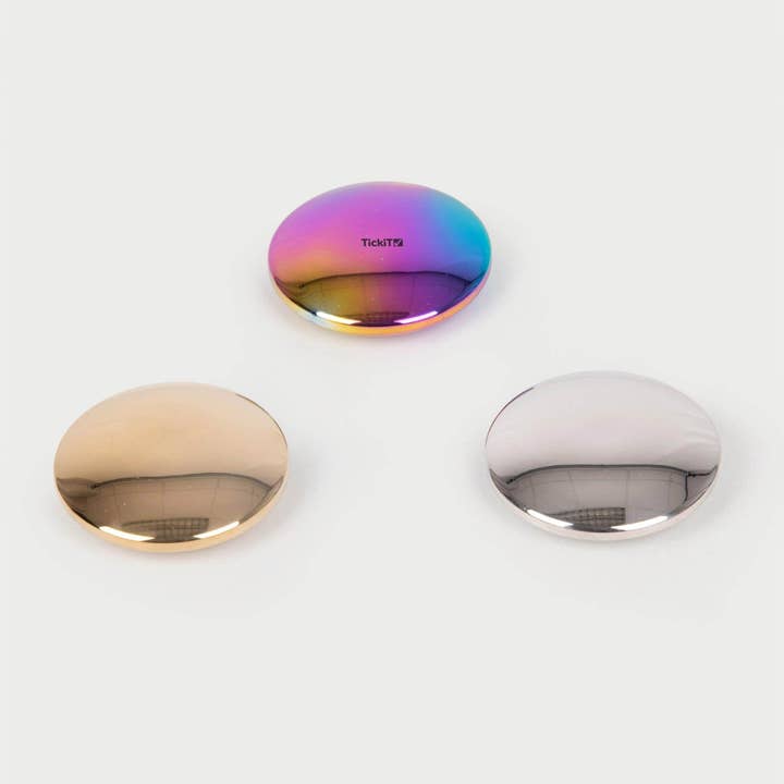 Sensory Reflective Sound Buttons -Baby Toy - Stainless steel for wholesale by Commotion