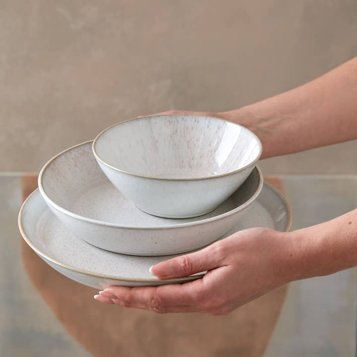 Denby Brands – wholesale Tableware set – DENBY STONEWARE KILN CORAL 12 PIECE TABLEWARET SET