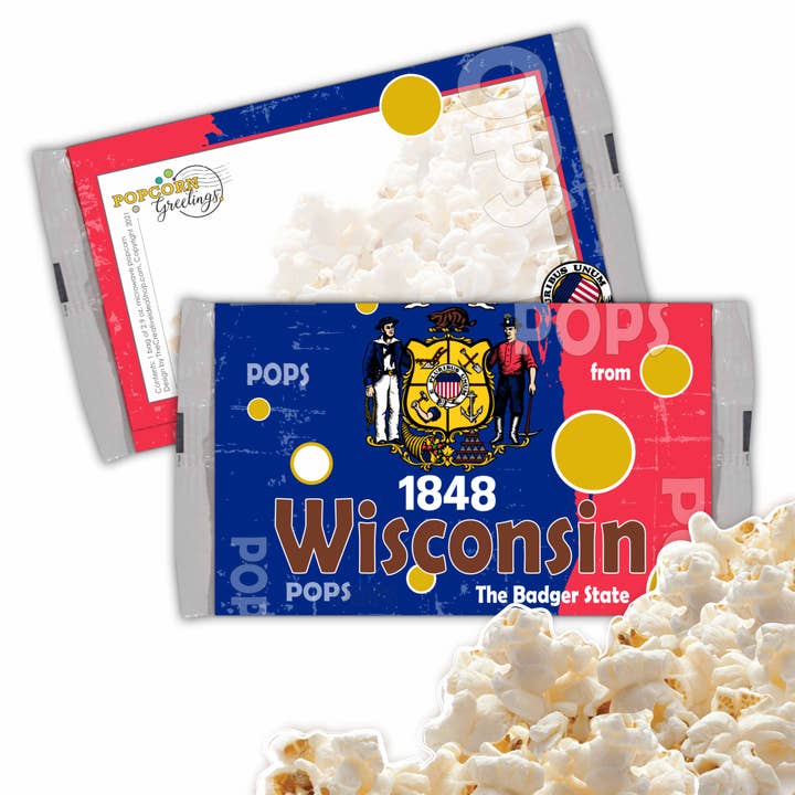 POPCORN GREETINGS Pops from Wisconsin for wholesale by The Creative Idea Shop