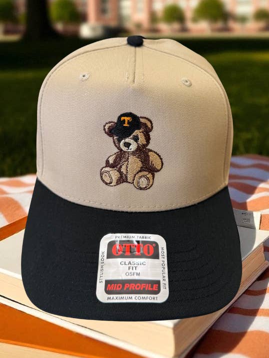 VOLS Teddy Khaki/Black Embroidered Hat for wholesale by Nash Grey