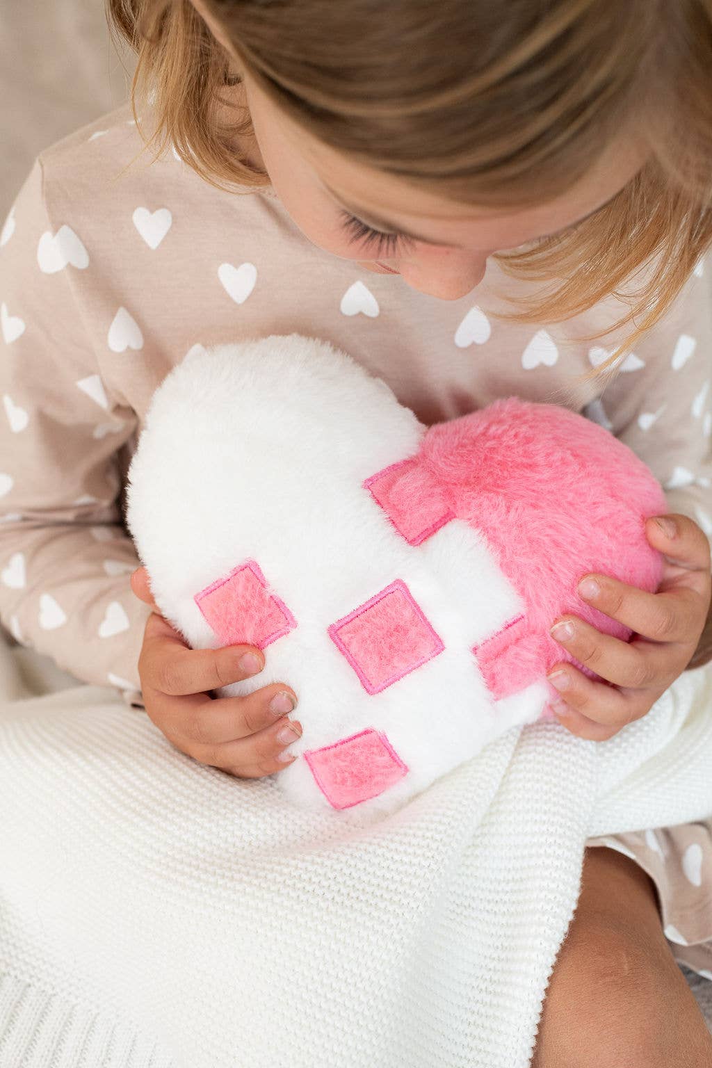 Scandinavian Hearts - Wholesale Stuffed/Plush Toy - Kids & Baby - Woven Heart Plush Stuffy Scandinavian Keepsake Pillow3
