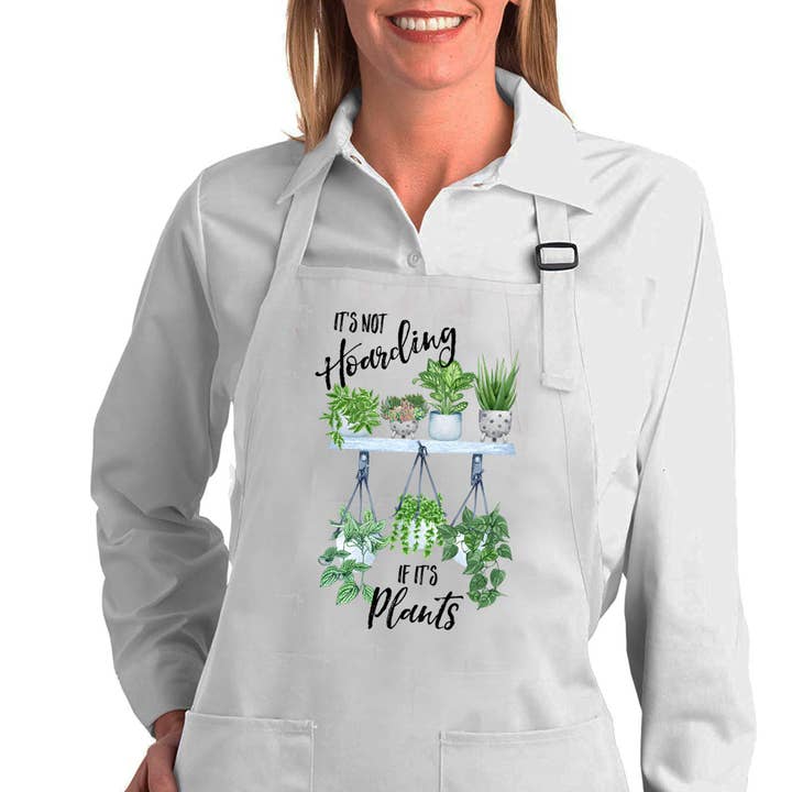 Det är inte hamstring om det är växter bomull förkläde för wholesale av Avery Lane Gifts